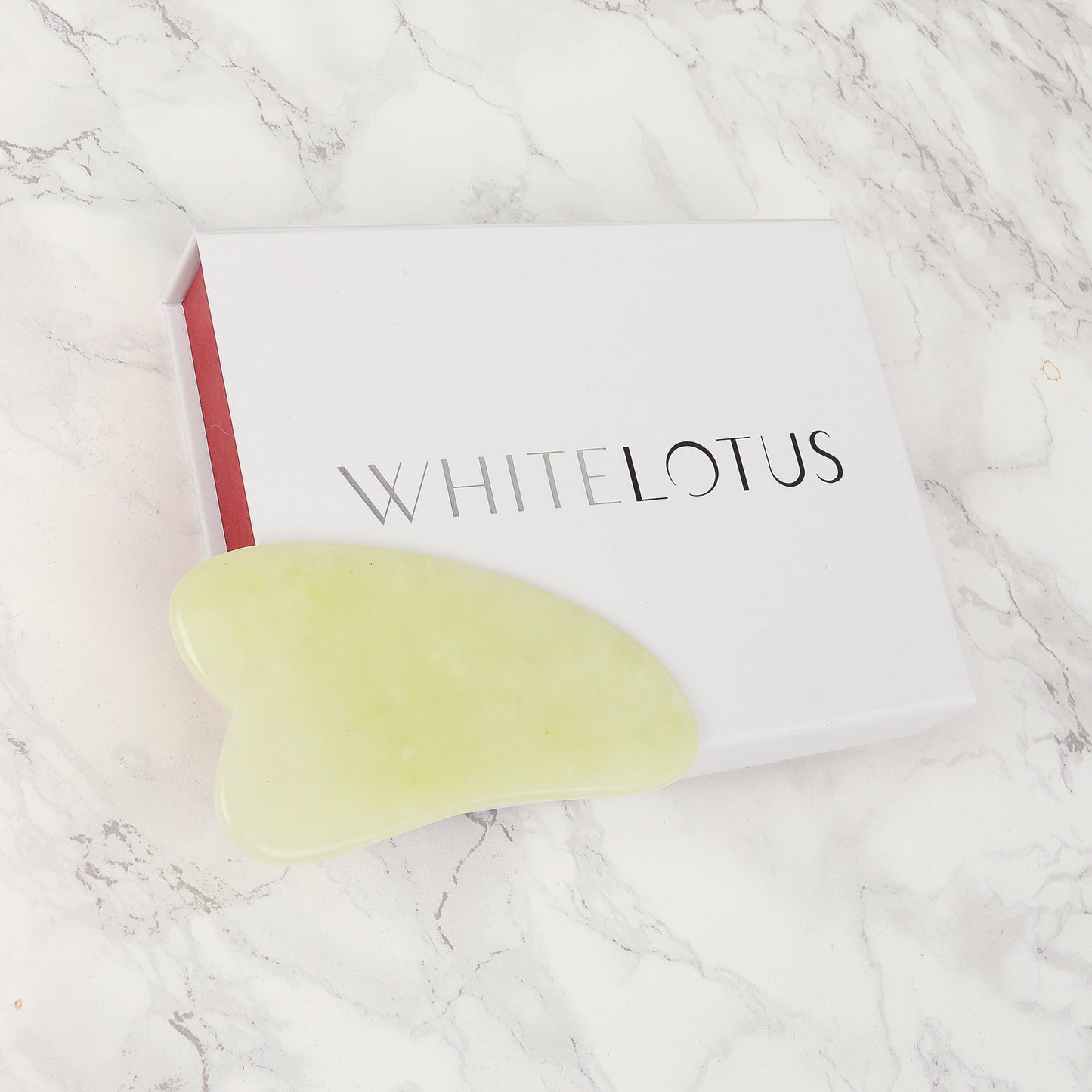 Gua Sha Jade by White Lotus- Real Chemical Free Crystal US-4