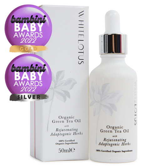Organic Green Tea Oil with Rejuvenating Adaptogenic Herbs 50mL US-0