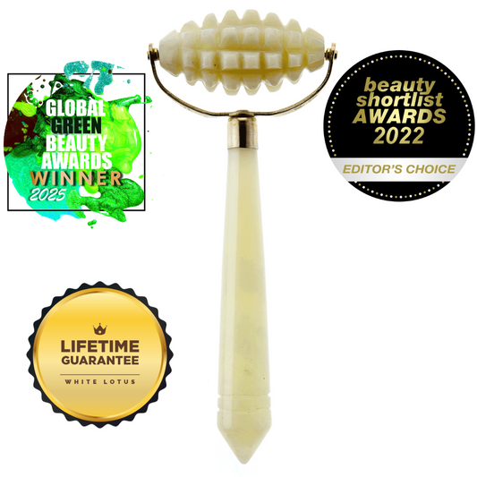Intensive Jade Roller - Natural Chemical Free Crystal in a Signature Silk Lined Box US-0
